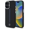 Mercedes MEHMP16S23SUMBK iPhone 16 6.1"  czarny/black hardcase Silicone Blue Stripe MagSafe na NearMe.pl