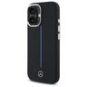 Mercedes MEHMP16S23SUMBK iPhone 16 6.1"  czarny/black hardcase Silicone Blue Stripe MagSafe na NearMe.pl