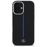 Mercedes MEHMP16S23SUMBK iPhone 16 6.1"  czarny/black hardcase Silicone Blue Stripe MagSafe na NearMe.pl