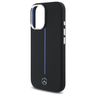 Mercedes MEHMP16S23SUMBK iPhone 16 6.1"  czarny/black hardcase Silicone Blue Stripe MagSafe na NearMe.pl