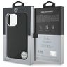 Mercedes MEHMP16L23SUGDK iPhone 16 Pro   6.3" czarny/black hardcase Silicone Tonal Logo Wood Pattern MagSafe na NearMe.pl