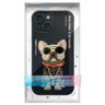 Nimmy etui iPhone 15 6.1" czarny/black   Glasses Cool Dog na NearMe.pl