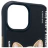 Nimmy etui iPhone 15 6.1" czarny/black   Glasses Cool Dog na NearMe.pl