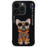 Nimmy etui iPhone 15 Pro 6.1"            czarny/black Glasses Cool Dog na NearMe.pl