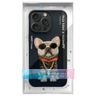 Nimmy etui iPhone 15 Pro 6.1"            czarny/black Glasses Cool Dog na NearMe.pl
