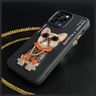 Nimmy etui iPhone 15 Pro Max 6.7"        czarny/black Glasses Cool Dog na NearMe.pl