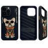 Nimmy etui iPhone 15 Pro Max 6.7"        czarny/black Glasses Cool Dog na NearMe.pl