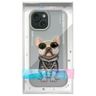 Nimmy etui iPhone 15 6.1" szary/gray     Glasses Cool Dog na NearMe.pl