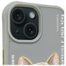 Nimmy etui iPhone 15 6.1" szary/gray     Glasses Cool Dog na NearMe.pl