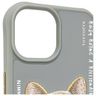 Nimmy etui iPhone 15 6.1" szary/gray     Glasses Cool Dog na NearMe.pl