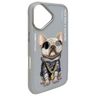 Nimmy etui iPhone 16 6.1" szary/gray     Glasses Cool Dog na NearMe.pl