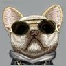 Nimmy etui iPhone 16 6.1" szary/gray     Glasses Cool Dog na NearMe.pl