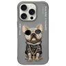 Nimmy etui iPhone 16 Pro Max 6.9"        szary/gray Glasses Cool Dog na NearMe.pl