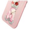 Nimmy etui iPhone 15 6.1" różowy/pink    Glasses Cool Cat na NearMe.pl