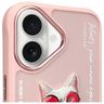 Nimmy etui iPhone 16 6.1" różowy/pink    Glasses Cool Cat na NearMe.pl