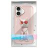 Nimmy etui iPhone 16 6.1" różowy/pink    Glasses Cool Cat na NearMe.pl