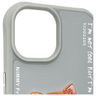Nimmy etui iPhone 15 6.1" szary/gray     Glasses Cool Cat na NearMe.pl