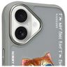 Nimmy etui iPhone 16 6.1" szary/gray     Glasses Cool Cat na NearMe.pl