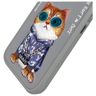 Nimmy etui iPhone 16 6.1" szary/gray     Glasses Cool Cat na NearMe.pl