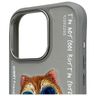 Nimmy etui iPhone 16 Pro Max 6.9"        szary/gray Glasses Cool Cat na NearMe.pl
