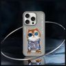 Nimmy etui iPhone 16 Pro Max 6.9"        szary/gray Glasses Cool Cat na NearMe.pl