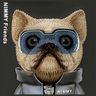 Nimmy etui iPhone 15 Pro Max 6.7"        czarny/black Cool&Cute 2.0 Dog na NearMe.pl