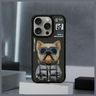 Nimmy etui iPhone 15 Pro Max 6.7"        czarny/black Cool&Cute 2.0 Dog na NearMe.pl