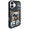 Nimmy etui iPhone 16 6.1" czarny/black   Cool&Cute 2.0 Dog na NearMe.pl