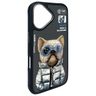 Nimmy etui iPhone 16 6.1" czarny/black   Cool&Cute 2.0 Dog na NearMe.pl