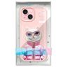 Nimmy etui iPhone 15 6.1" różowy/pink    Cool&Cute 2.0 Cat na NearMe.pl