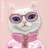 Nimmy etui iPhone 15 6.1" różowy/pink    Cool&Cute 2.0 Cat na NearMe.pl