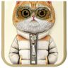 Nimmy etui iPhone 15 6.1" khaki          Cool&Cute 2.0 Cat na NearMe.pl