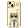 Nimmy etui iPhone 15 6.1" khaki          Cool&Cute 2.0 Cat na NearMe.pl