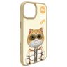 Nimmy etui iPhone 15 6.1" khaki          Cool&Cute 2.0 Cat na NearMe.pl