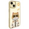Nimmy etui iPhone 15 6.1" khaki          Cool&Cute 2.0 Cat na NearMe.pl