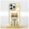 Nimmy etui iPhone 15 Pro 6.1" khaki Cool&Cute 2.0 Cat na NearMe.pl