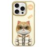 Nimmy etui iPhone 15 Pro 6.1" khaki Cool&Cute 2.0 Cat na NearMe.pl