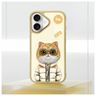 Nimmy etui iPhone 16 6.1" khaki          Cool&Cute 2.0 Cat na NearMe.pl
