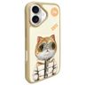 Nimmy etui iPhone 16 6.1" khaki          Cool&Cute 2.0 Cat na NearMe.pl