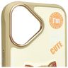 Nimmy etui iPhone 16 6.1" khaki          Cool&Cute 2.0 Cat na NearMe.pl