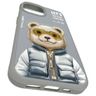 Nimmy etui iPhone 15 6.1" szary/gray     Cool&Cute 2.0 Bear na NearMe.pl