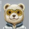 Nimmy etui iPhone 15 6.1" szary/gray     Cool&Cute 2.0 Bear na NearMe.pl