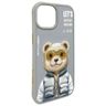 Nimmy etui iPhone 15 6.1" szary/gray     Cool&Cute 2.0 Bear na NearMe.pl