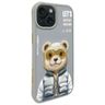 Nimmy etui iPhone 15 6.1" szary/gray     Cool&Cute 2.0 Bear na NearMe.pl