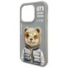 Nimmy etui iPhone 15 Pro 6.1" szary/gray Cool&Cute 2.0 Bear na NearMe.pl