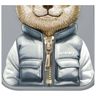 Nimmy etui iPhone 15 Pro 6.1" szary/gray Cool&Cute 2.0 Bear na NearMe.pl