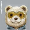 Nimmy etui iPhone 15 Pro 6.1" szary/gray Cool&Cute 2.0 Bear na NearMe.pl