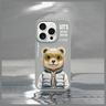 Nimmy etui iPhone 15 Pro Max 6.7"        szary/gray Cool&Cute 2.0 Bear na NearMe.pl
