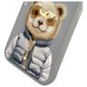 Nimmy etui iPhone 15 Pro Max 6.7"        szary/gray Cool&Cute 2.0 Bear na NearMe.pl