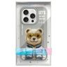 Nimmy etui iPhone 15 Pro Max 6.7"        szary/gray Cool&Cute 2.0 Bear na NearMe.pl